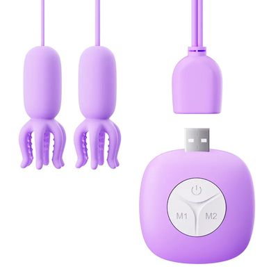 Nipple Clip Vibrator Self Pleasure Sex Toy for Women Octopus Stimulator Breast Tease Stimulating Toy Female Masturbation_img_3