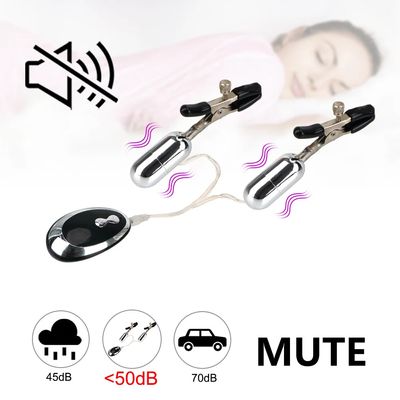 Breast Massage Sex Toys for Women Couple Nipple Clitoral Stimulation Nipple Clamps Clitoral Clip Nipple Vibrator 20 Frequency_img_5