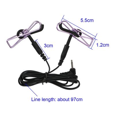 Electric Shock Nipple Clips Nipple Clamps Sex Tool For Couples Electro Breast Massager Medical Themed Toy Sex Toys for Women_img_1
