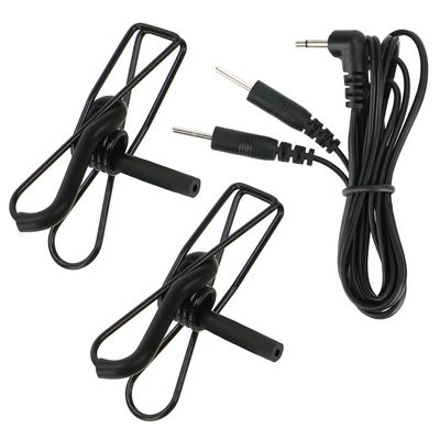 Electric Shock Nipple Clips Nipple Clamps Sex Tool For Couples Electro Breast Massager Medical Themed Toy Sex Toys for Women_img_2