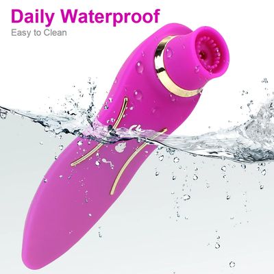 2 in 1 Heating Vagina Stimulation Vibrating Dildo Clitoris Nipple Sucker Vibrator Dual Head Sex Toys For Woman Strong Suction_img_1