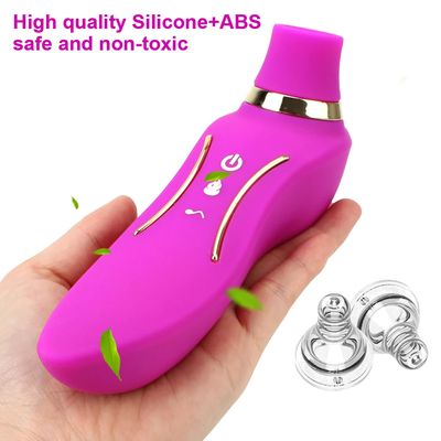 2 in 1 Heating Vagina Stimulation Vibrating Dildo Clitoris Nipple Sucker Vibrator Dual Head Sex Toys For Woman Strong Suction_img_2
