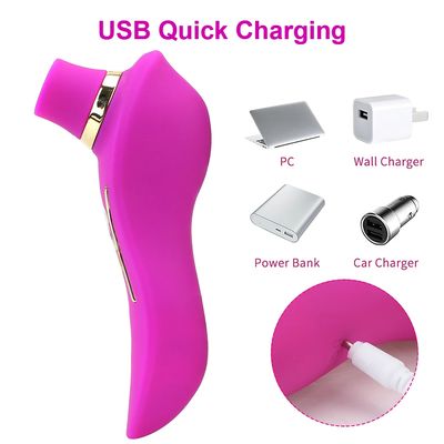 2 in 1 Heating Vagina Stimulation Vibrating Dildo Clitoris Nipple Sucker Vibrator Dual Head Sex Toys For Woman Strong Suction_img_4