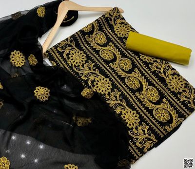 পিওর এসি কটন কাপড়ের সেমি স্টিচ থ্রী পিস_img_2