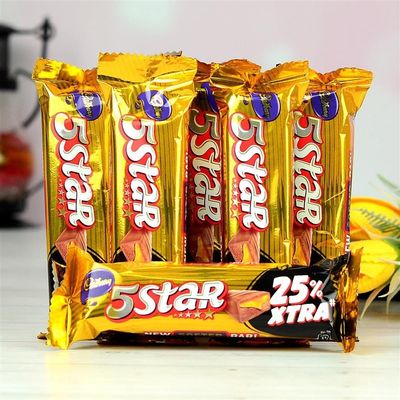5 Star Chocolate Bar - 40pcs Full Box - 25gm - Indian 1 box_img_2