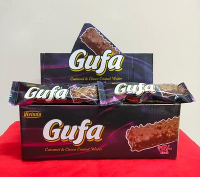 Caramel And Choco Coated Wafer Rectangular Gufa Chocolate -30 pcs -indian_img_0