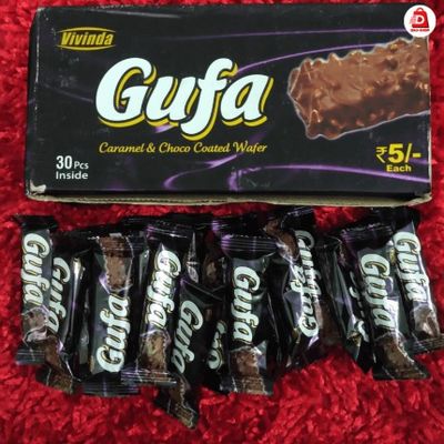 Caramel And Choco Coated Wafer Rectangular Gufa Chocolate -30 pcs -indian_img_2