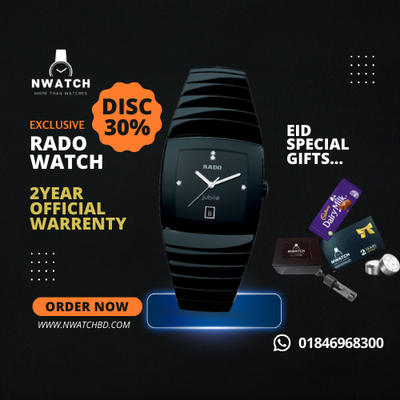 Rado integral watch full black Premium Watch._img_1