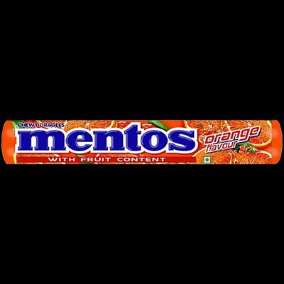 Mentos Chewy Candy Roll (28.6g*30pcs) full box - Rainbow ,orenge stovary_img_1