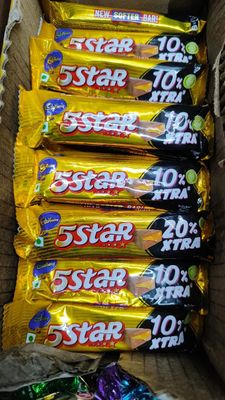 5 Star Chocolate Bar - 40pcs Full Box - 25gm - Indian 1 box_img_3
