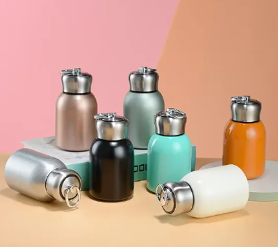 300ML Stainless Steel Vacuum Flask with Lifting Ring Double-layer Vacuum Water Bottle Thermos Cup for Student_img_0