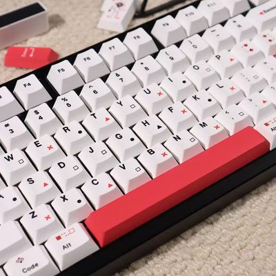 Tic-Tac-Toe PBT 128 Keys 1.7mm Keycaps Set_img_3