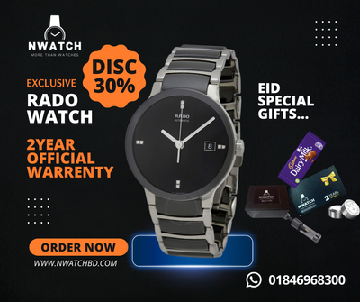 Rado Centrix jubilee watch Silver black_img_0