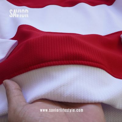 Red n White - Full Sleeve Zipper Sweatshirt_img_4