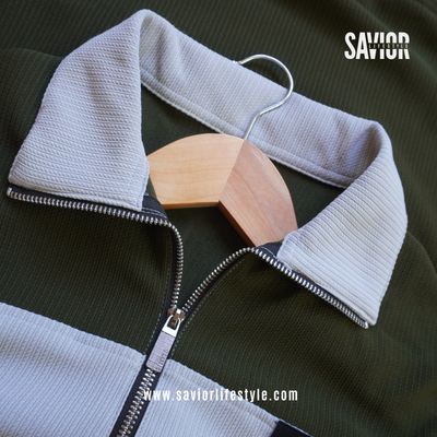 Deep Olive - Full Sleeve Zipper Sweatshirt_img_1