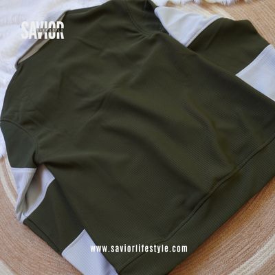 Deep Olive - Full Sleeve Zipper Sweatshirt_img_2