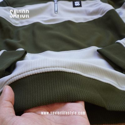 Deep Olive - Full Sleeve Zipper Sweatshirt_img_3