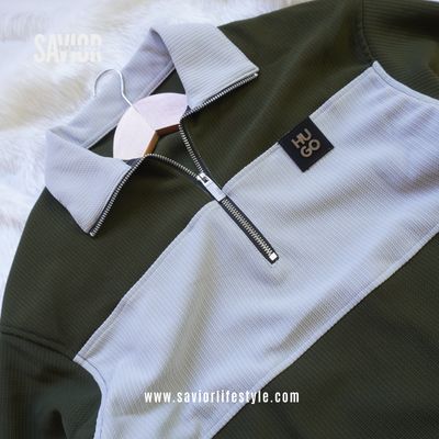 Deep Olive - Full Sleeve Zipper Sweatshirt_img_4