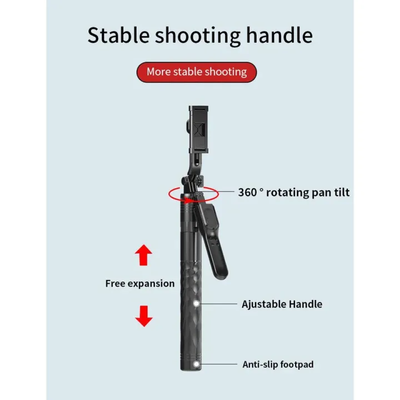 JMARY KT-239 1.75M Handheld stick stick & tripod 2-in-1 light weight & portable_img_0
