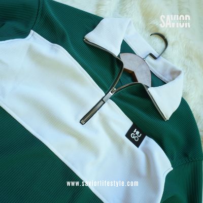 Bottle Green - Full Sleeve Zipper Sweatshirt_img_1