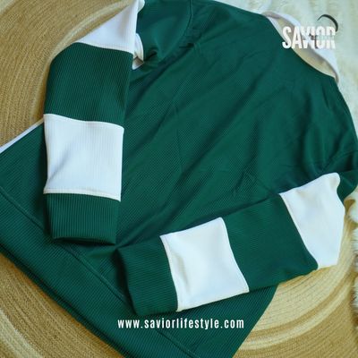 Bottle Green - Full Sleeve Zipper Sweatshirt_img_4