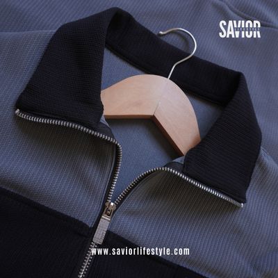 Grey Black - Full Sleeve Zipper Sweatshirt_img_1