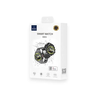 WiWU SW03 IPX68 Smart Watch – Black_img_3