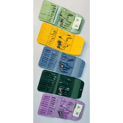 Stainless Steel Nail Cutter Clipper Tool Box 16 pcs Set For Personal Care Manicure Set._img_0