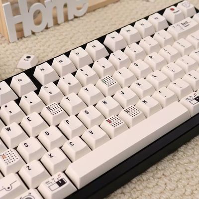Retro Camera Themed Cherry Profile 144 Keys Keycaps Set_img_2