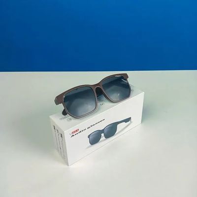 Usea Smart Glasses Audio Bluetooth Sunglasses-Brown Color_img_0