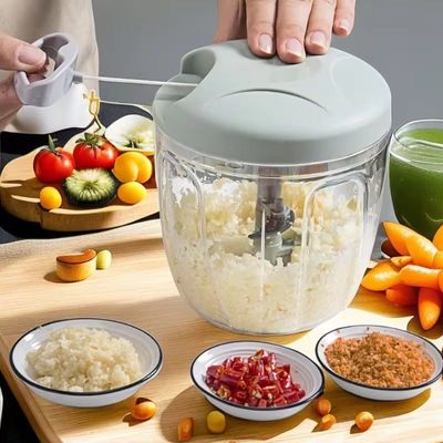 vegetable chopper.  শক্তিশালী ম্যানুয়াল ফুড প্রসেসর, সহজে ও দ্রুত খাবার কাটুন_img_3