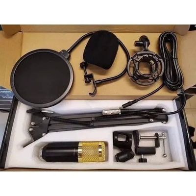 Podcast Live Broadcast Equipment Professional Condenser MIC BM-800 Microfone V8 Arm Stand Studio Music Recording Equipmen_img_2