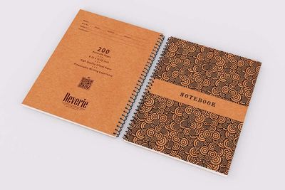 Circular Pattern (Brown) - 200 Page Notebook_img_5