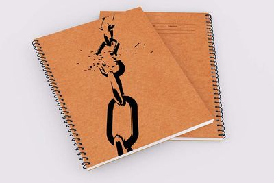Chain Breaker (Brown) - 200 Page Notebook_img_1