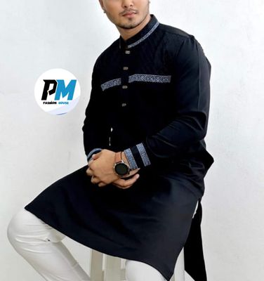 এক্সক্লুসিভ কফ হাতা পাঞ্জাবি (২টি কালার আছে)_img_1