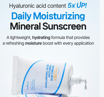 Isntree Hyaluronic Acid Natural Sun Cream 50ml_img_2