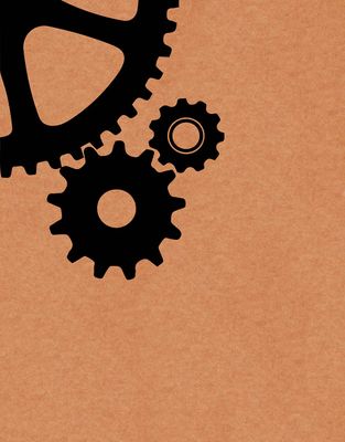 Gear (Brown) - 200 page Notebook_img_0