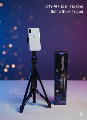 C19 AI Face Tracking Selfie Stick Tripod ._img_0