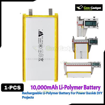 10000mAh 1260110 3.7V Lithium Polymer Battery with Power Bank Case & Circuit | Dual USB Output | DIY Power Bank Kit_img_3