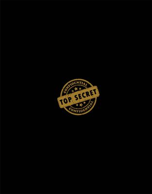 Top Secret (Black) - 200 Page Notebook_img_0