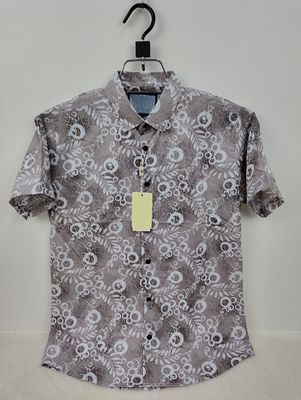 Pure Cotton Half Sleeve Print Shirt for Men's_img_8