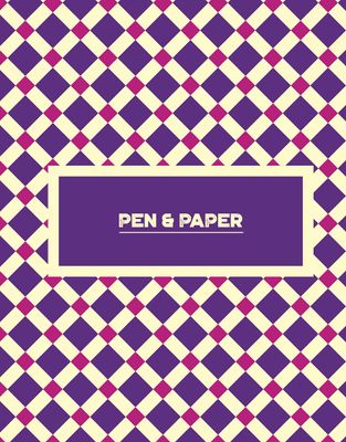 Pen & Paper (Violet) - 200 Page Notebook_img_0