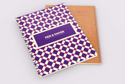 Pen & Paper (Violet) - 200 Page Notebook_img_1