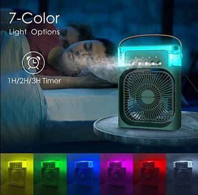 3-in-1 Air Cooler, Humidifier & LED Light