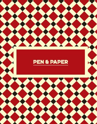 Pen & Paper (Scarlet) - 200 Page Notebook_img_0