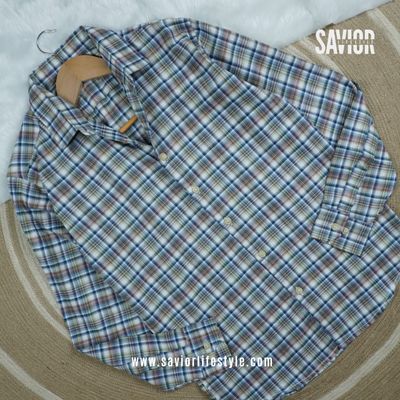Retro Check - Full Sleeve Pocket Less Check Shirt_img_2
