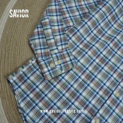 Retro Check - Full Sleeve Pocket Less Check Shirt_img_3