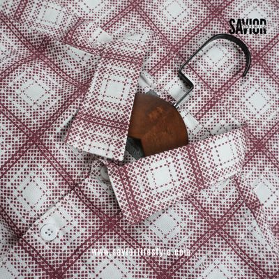 Brick Diamond - Full Sleeve Pocket Less Check Shirt_img_0