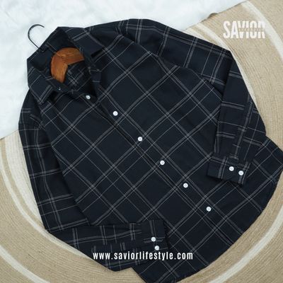 Ink Square - Full Sleeve Pocket Less Check Shirt_img_3