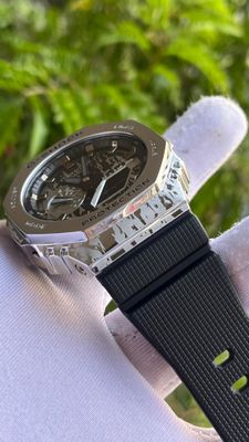 GM2100 TIGER TEXTURE SILVER BLACK (AAA)_img_3